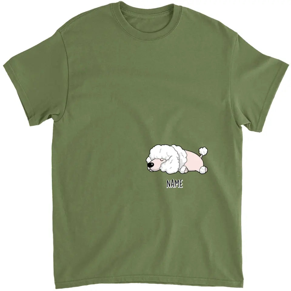 Sleeping Dog Sleepshirt 2 - Personalized Custom Unisex T-Shirt