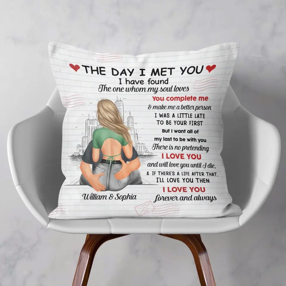 I Love You Forever And Always - Personalized Pillow