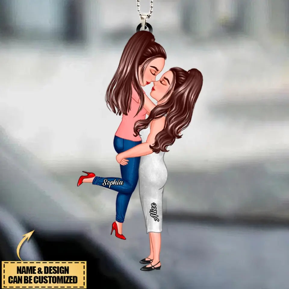 Hug Couple Personalized Ornament Perfect Gift For Your Lover