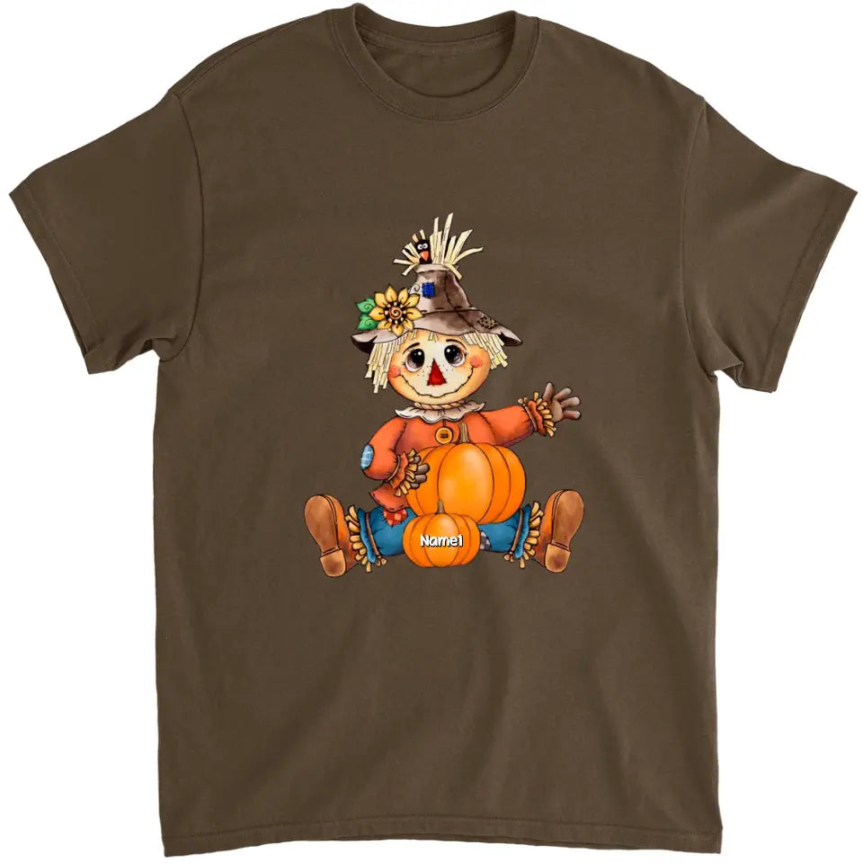 Fall Seasons, Pumpkin Grandma- Mom Personalized Shirt