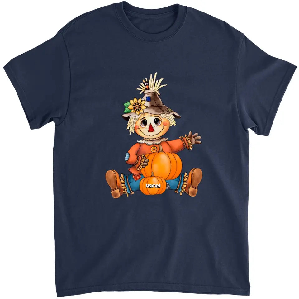 Fall Seasons, Pumpkin Grandma- Mom Personalized Shirt