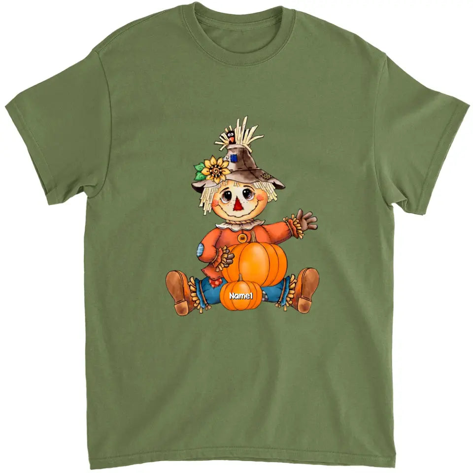 Fall Seasons, Pumpkin Grandma- Mom Personalized Shirt