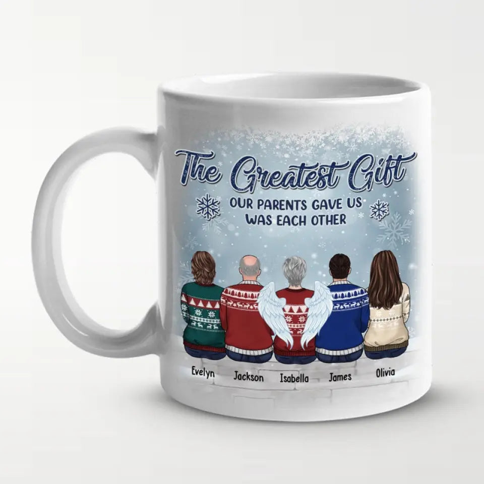 The Love Between Brothers And Sisters - Family Personalized Custom Mug - Christmas Gift, Gift For Siblings, Brothers, Sisters