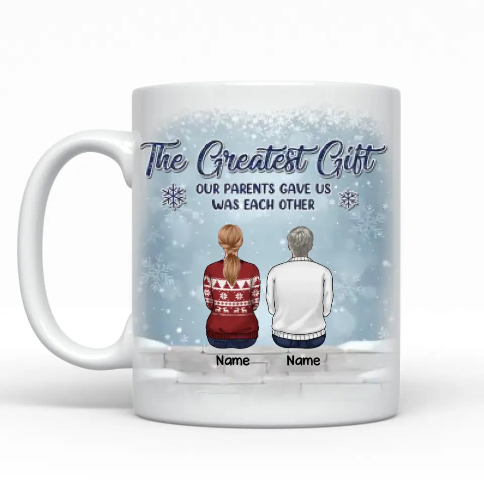 The Love Between Brothers And Sisters - Family Personalized Custom Mug - Christmas Gift, Gift For Siblings, Brothers, Sisters