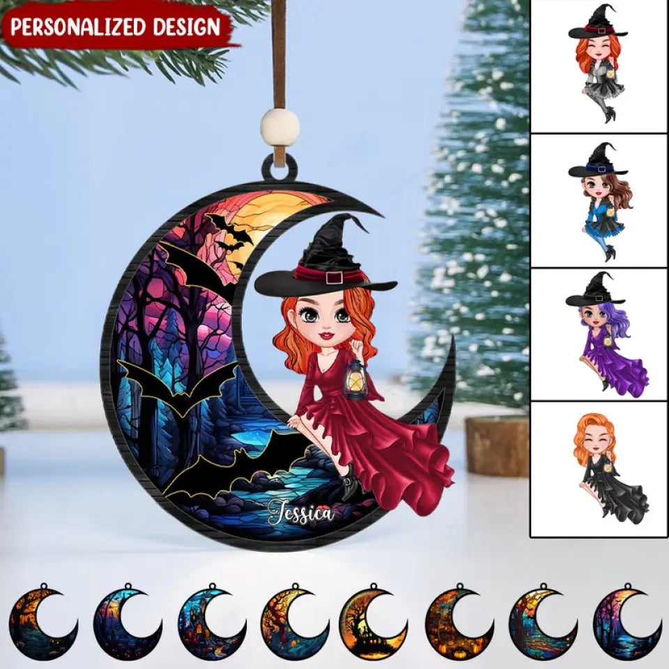 Gift For Witch Lover, Halloween Gift - Personalized Ornament